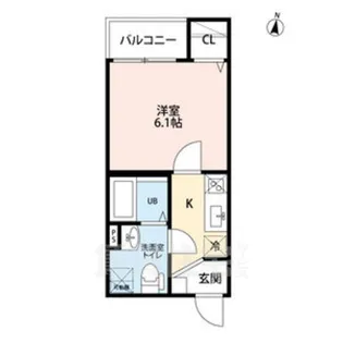 アヴニール金山【3階】の間取り