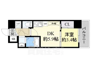 セレニテ新大阪カルム【12階】の間取り