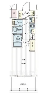 エステムコート名古屋黒川シャルマン【8階】の間取り