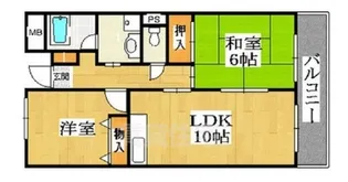 ドムスラファガ【5階】の間取り
