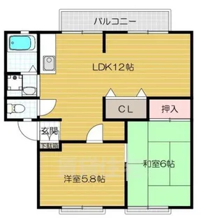 ハイツカトレア A【2階】の間取り