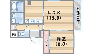 モンセラート【1階】の間取り