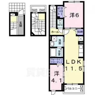 ベル・カーサ【3階】の間取り