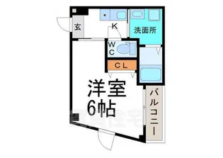 カーサ・ラルーチェ【3階】の間取り