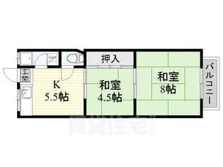 グリーンハイツオオタヤ【2階】の間取り