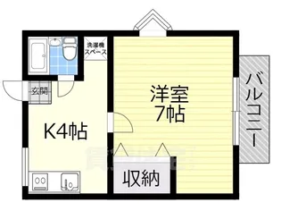 タケウチハイツ【2階】の間取り