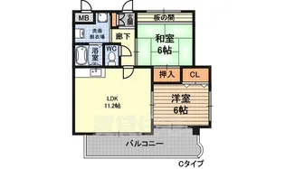 ウノ・ディアマンテ【1階】の間取り