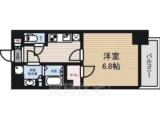 エステムプラザ名古屋丸の内【5階】の間取り