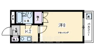 エクセレント丸太町【4階】の間取り