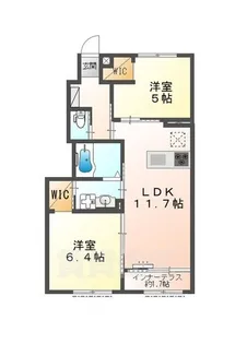 リレア【1階】の間取り