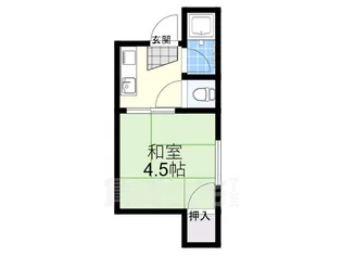 ビラ長居【1階】の間取り