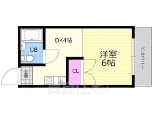 MOUNTAIN【1階】の間取り