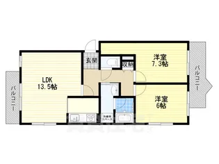 アルタカーサ【1階】の間取り