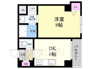 AFICION堀川【5階】の間取り