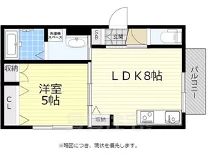 アスピラシオンJR尼崎フロント【1階】の間取り