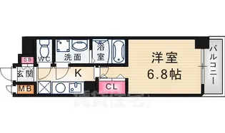 エス・キュート尼崎【2階】の間取り