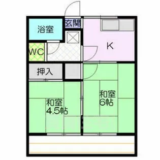 カーサ・ソレイユ【2階】の間取り