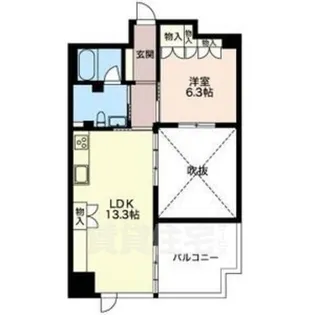 LASANTE葵【9階】の間取り