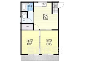 レジデンストモエ【4階】の間取り