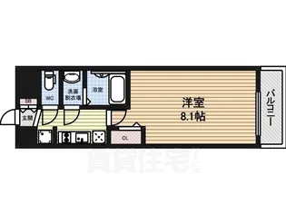 プレサンス大須観音駅前【6階】の間取り