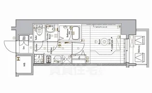 メイクス今池PRIME【14階】の間取り