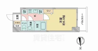 アステリ鶴舞ディオ【15階】の間取り