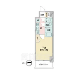 アステリ鶴舞ディオ【3階】の間取り