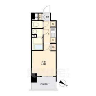 アステリ鶴舞トゥリア【4階】の間取り