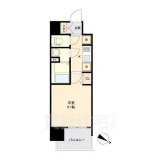 アステリ鶴舞トゥリア【15階】の間取り