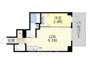 SDグランツ神戸ハーバーウエスト【502号室】の間取り