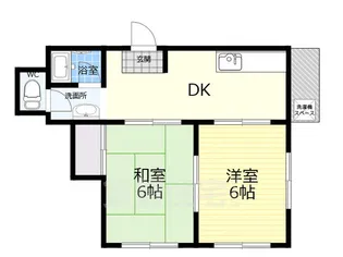 グランベガ平野南【305号室】の間取り