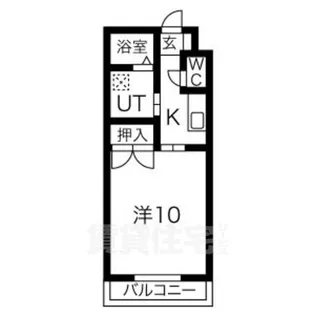 ヴェルドミール春里【4階】の間取り