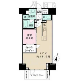 プラウド久屋大通 【3階】の間取り