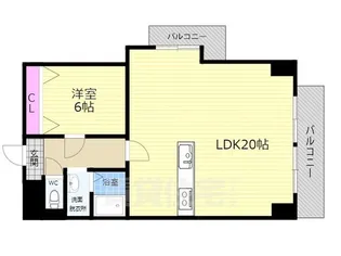 レジデンス桂川【2階】の間取り