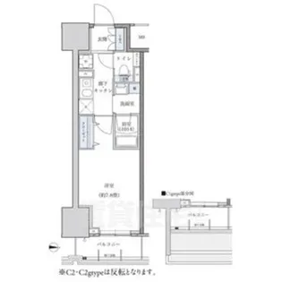 パークアクシス新栄【2階】の間取り
