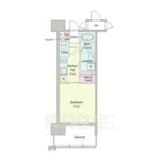 アデグランツ大須【7階】の間取り