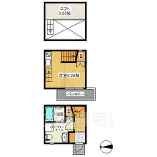 アースクエイク名港 【1階】の間取り