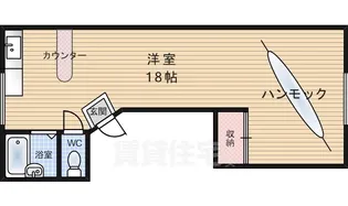 ハンモックハウス【2階】の間取り