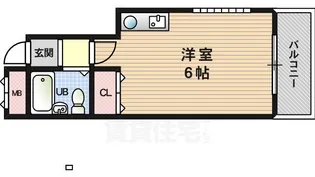シャルムメゾン野里【105号室】の間取り