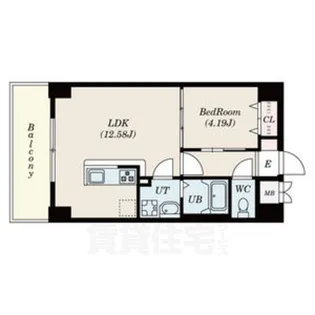 GRANDUKE新栄【5階】の間取り