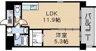 マメゾン金楽寺【3階】の間取り