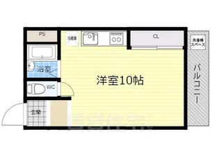 ユニオン新大坂【2階】の間取り