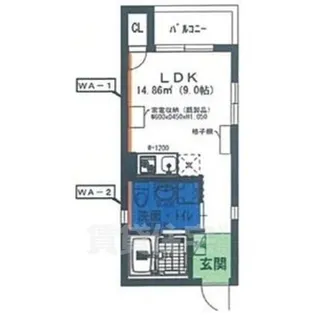 PAZ(パース)【3階】の間取り