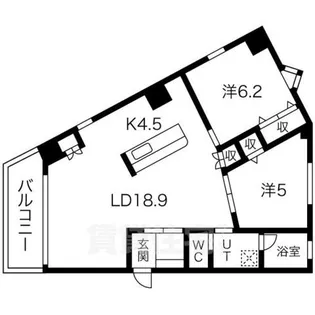 コミュニティガーデンなごや【2階】の間取り
