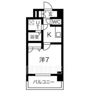 エスリード大須観音プリモ【8階】の間取り
