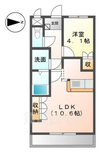 グランシャリオ.K【1階】の間取り