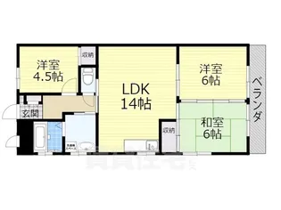 第二コーポ松川【2階】の間取り