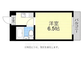 1Kの間取り画像