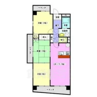 ヒルズ丸和【8階】の間取り