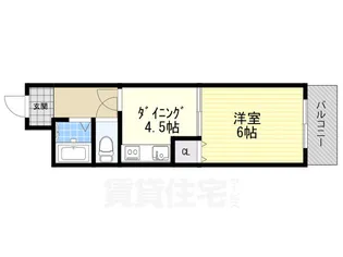 ミタカホーム8番【5階】の間取り